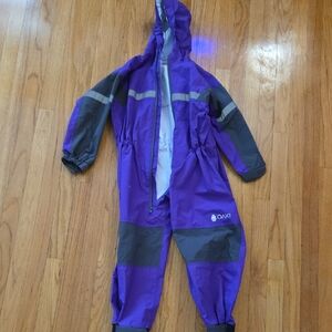 OAK Purple and Gray Rainsuit